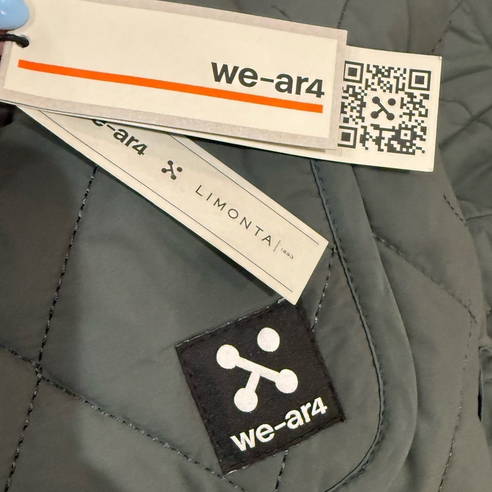 We ARE4 Quilted REVERSIBLE Utility Jacket - Green - Picture 8 of 10
